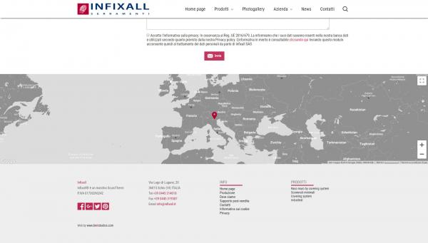 Mappa google completamente customizzata sullo stile del sito