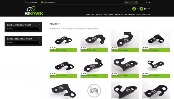 Elenco prodotti con filtri incrementali