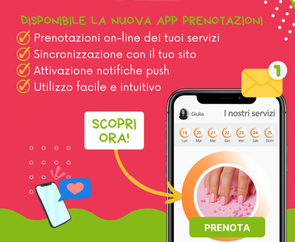 Nuova APP per gestione delle prenotazioni