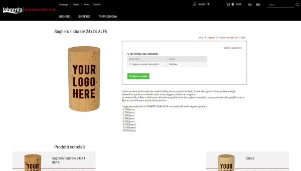 Scheda dettaglio prodotto